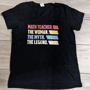 2/$20 Women's Math Teacher Shirt